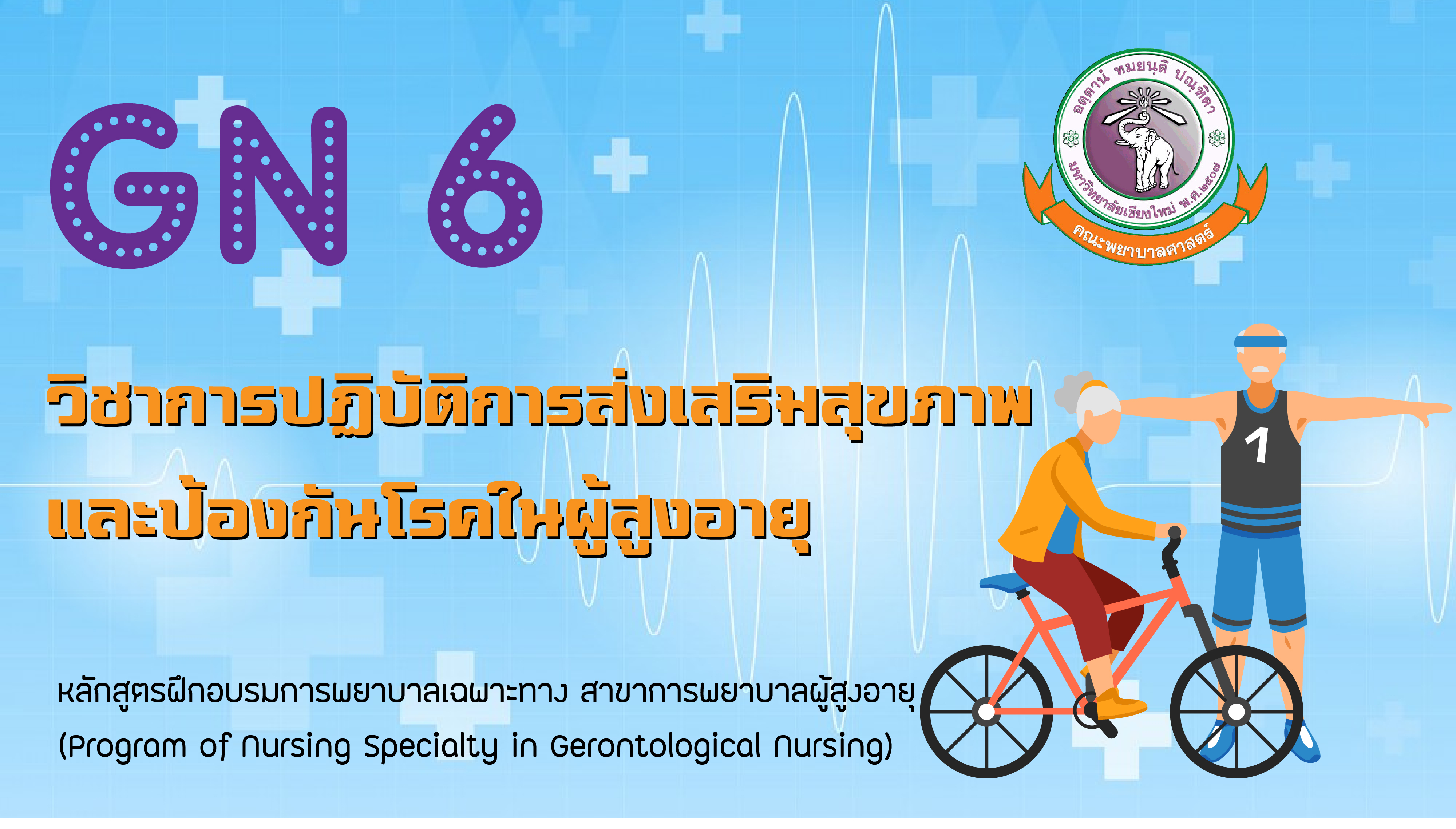 GN 6: วิชาการปฏิบัติการส่งเสริมสุขภาพและป้องกันโรคในผู้สูงอายุ/2563